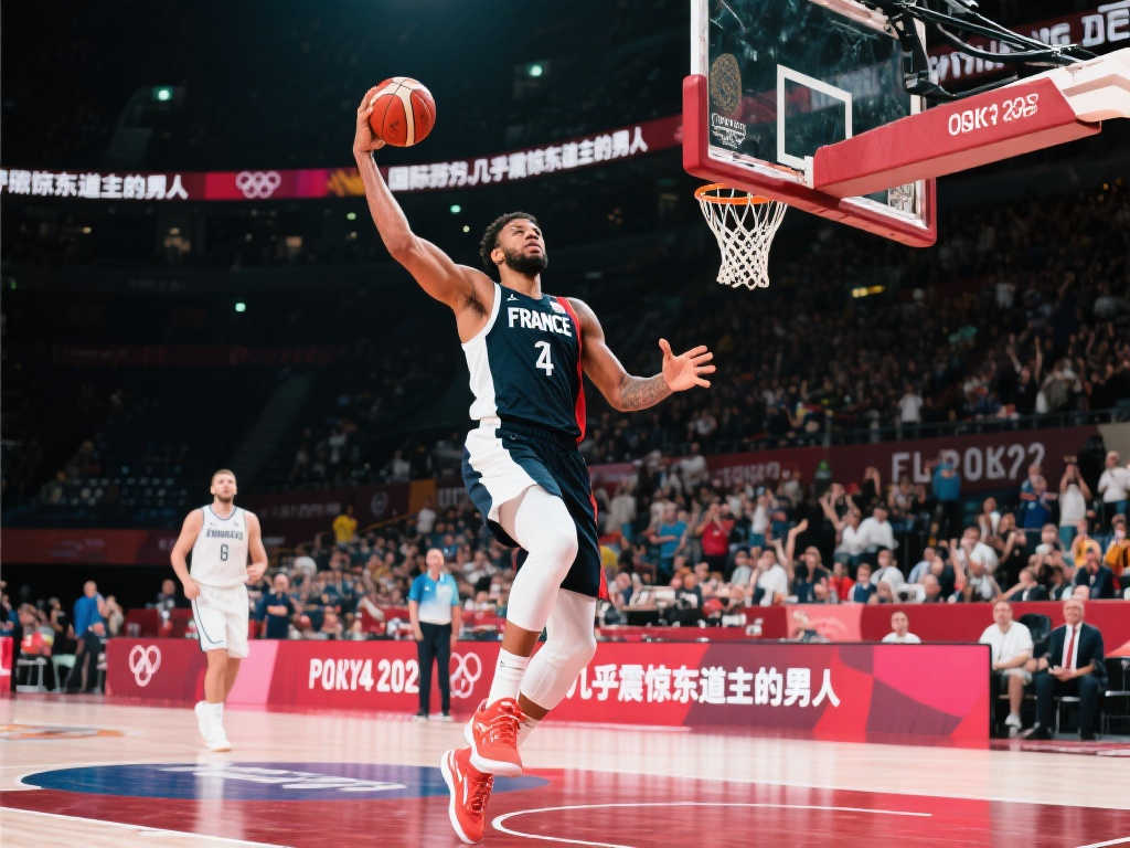 2024巴黎奥运惊艳全场！国际篮联官网赞其“险些让东道主震撼的男人”！